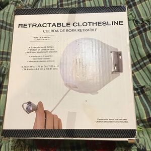 Household, NWT White retractable clothesline
